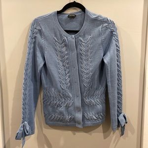 Escada blue cardigan like new
